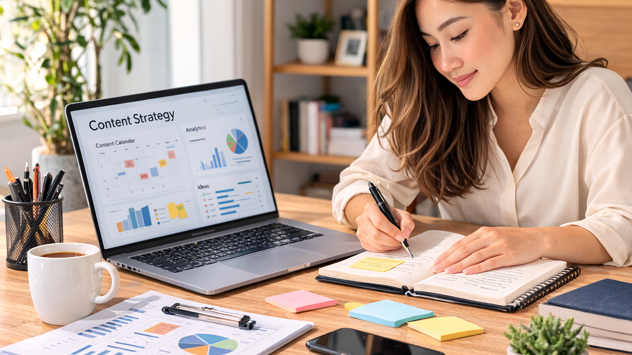 services-01 digital marketing, content strategy, content planning, marketing strategy, content marketing, digital marketer, online marketing, social media marketing, laptop workspace, business planning, freelancer workspace, remote work, home office, modern workspace, productivity, creative professional, marketing professional, work from home, online business, marketing dashboard, entrepreneur workspace, marketing analysis, professional workspace, generated